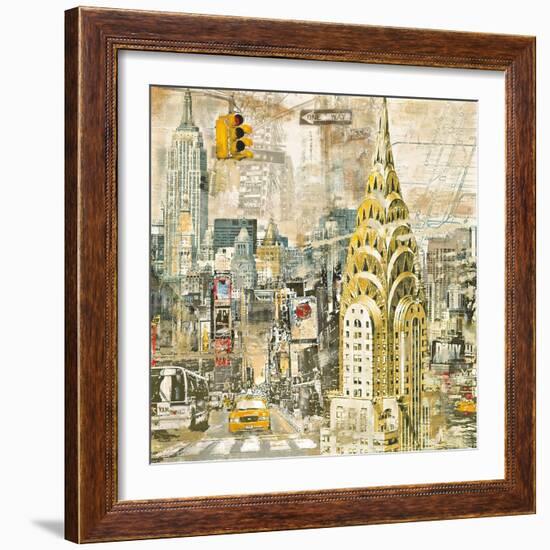 In Manhattan-Tyler Burke-Framed Art Print