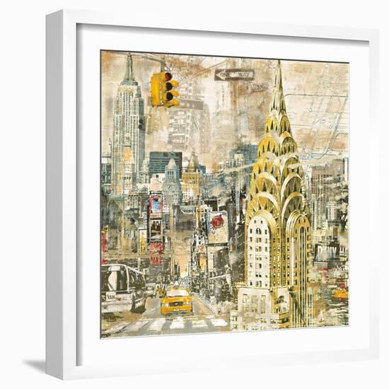 In Manhattan-Tyler Burke-Framed Art Print