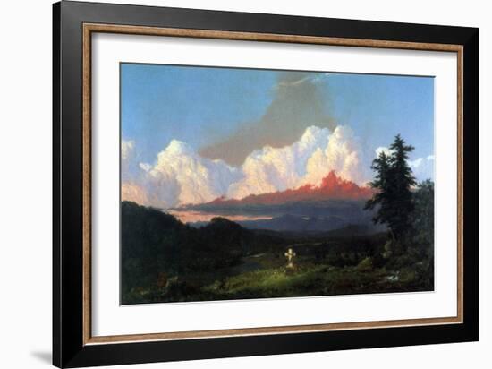 In Memory of Cole-Frederic Edwin Church-Framed Art Print