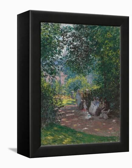 In Monceau Park, 1878-Claude Monet-Framed Premier Image Canvas