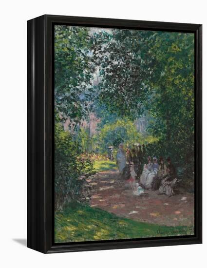 In Monceau Park, 1878-Claude Monet-Framed Premier Image Canvas