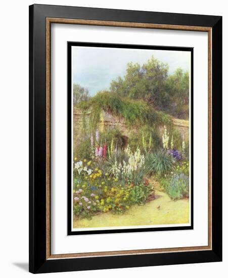 In Munstead Wood Garden, Gertrude Jekyll's Garden, Godalming, Surrey-Helen Allingham-Framed Giclee Print