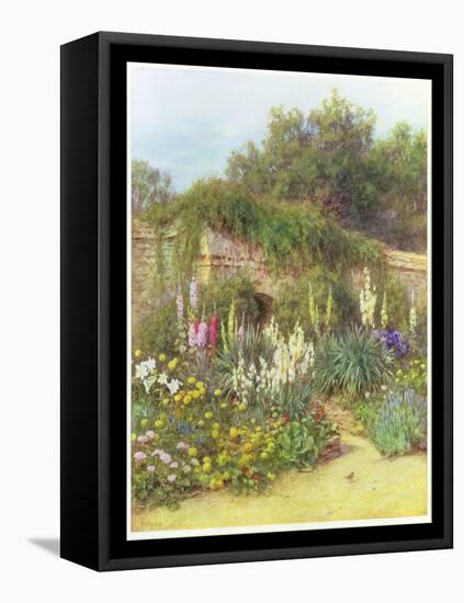 In Munstead Wood Garden, Gertrude Jekyll's Garden, Godalming, Surrey-Helen Allingham-Framed Premier Image Canvas