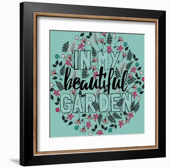 In my Beautiful Garden-Myriam Tebbakha-Framed Giclee Print