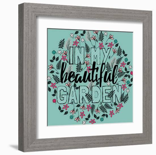 In my Beautiful Garden-Myriam Tebbakha-Framed Giclee Print