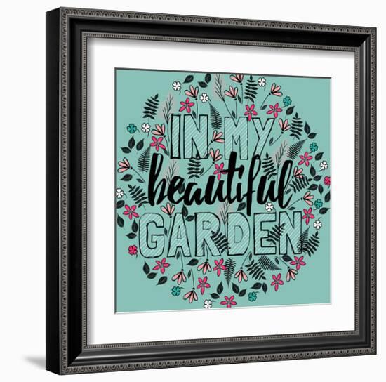 In my Beautiful Garden-Myriam Tebbakha-Framed Giclee Print