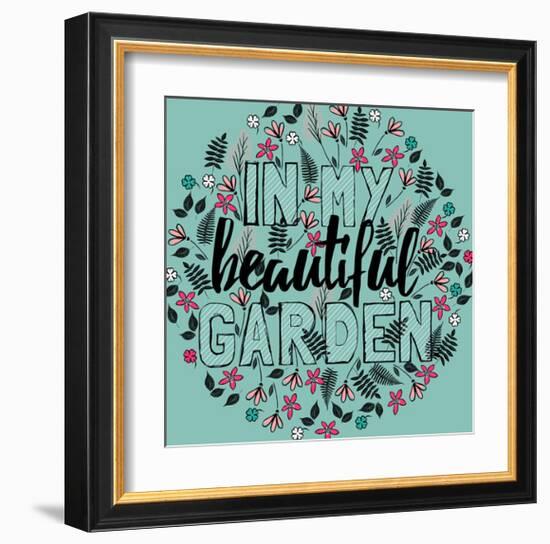 In my Beautiful Garden-Myriam Tebbakha-Framed Giclee Print