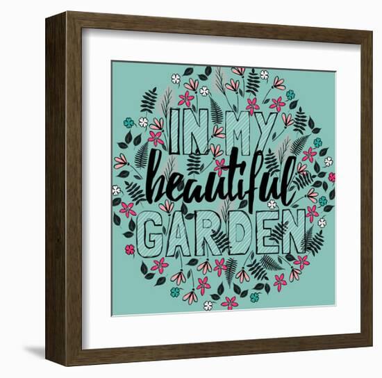 In my Beautiful Garden-Myriam Tebbakha-Framed Giclee Print