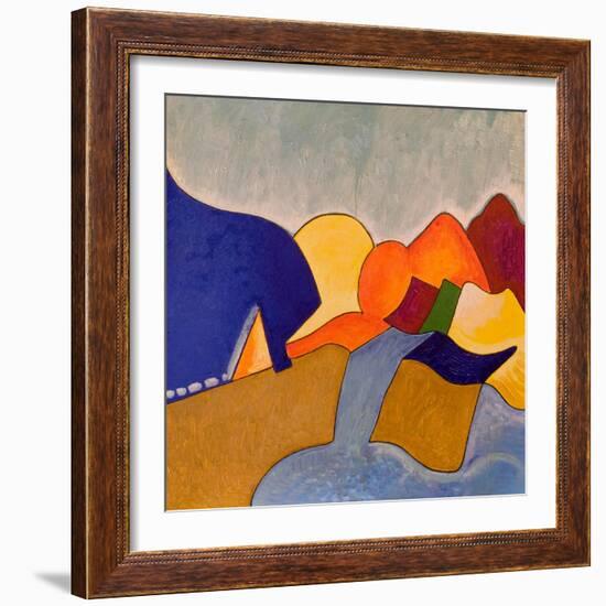 In My Dreaming, Monemvasia Presents Itself Like This, 2006-Jan Groneberg-Framed Giclee Print