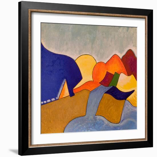 In My Dreaming, Monemvasia Presents Itself Like This, 2006-Jan Groneberg-Framed Giclee Print