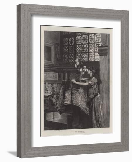 In My Studio-Sir Lawrence Alma-Tadema-Framed Giclee Print