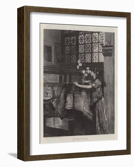 In My Studio-Sir Lawrence Alma-Tadema-Framed Giclee Print
