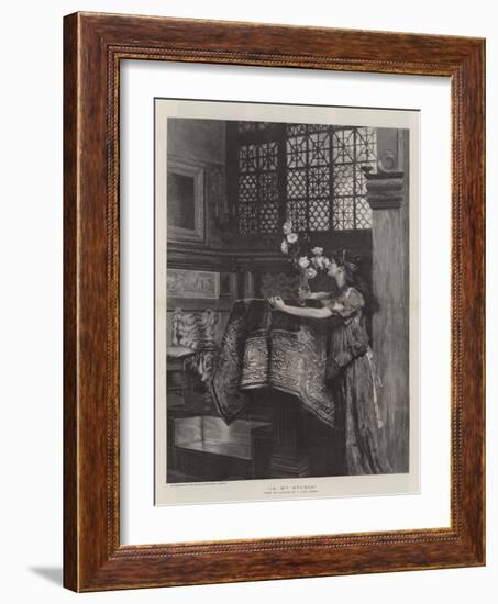 In My Studio-Sir Lawrence Alma-Tadema-Framed Giclee Print