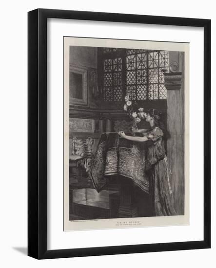 In My Studio-Sir Lawrence Alma-Tadema-Framed Giclee Print