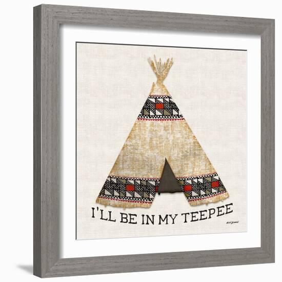 In My Teepee-Nicholas Biscardi-Framed Art Print