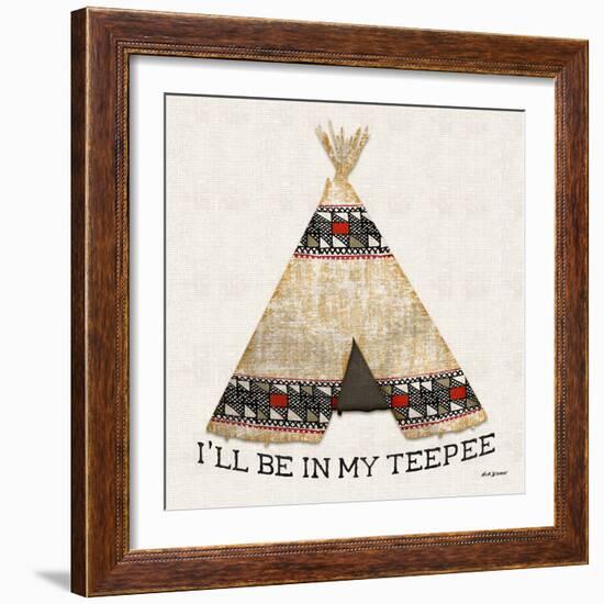 In My Teepee-Nicholas Biscardi-Framed Art Print