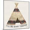 In My Teepee-Nicholas Biscardi-Mounted Art Print