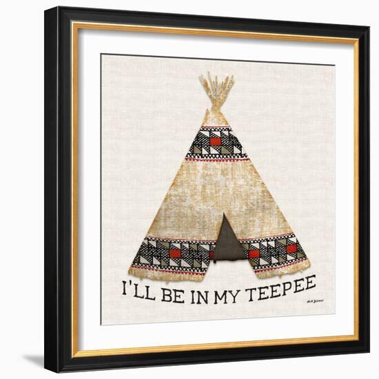 In My Teepee-Nicholas Biscardi-Framed Art Print