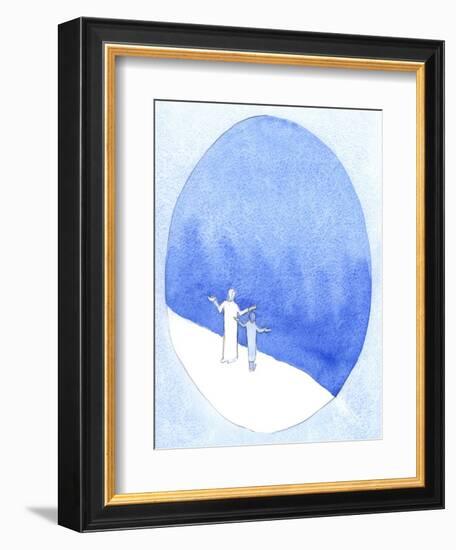 In Offering Christ's Sacrifice, We are as close to God as it is Possible to Be, Our Prayer Leaping-Elizabeth Wang-Framed Giclee Print