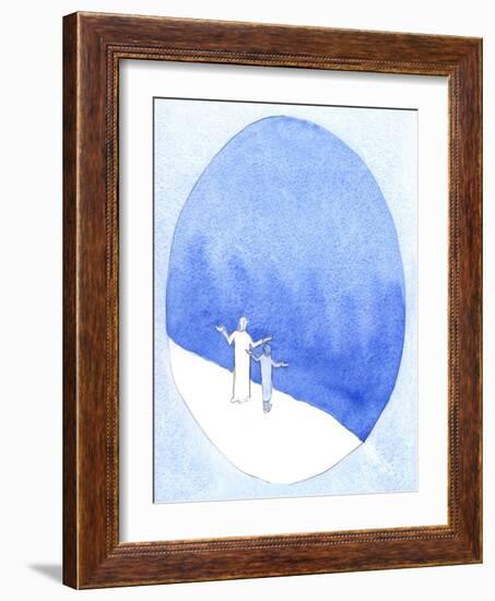 In Offering Christ's Sacrifice, We are as close to God as it is Possible to Be, Our Prayer Leaping-Elizabeth Wang-Framed Giclee Print