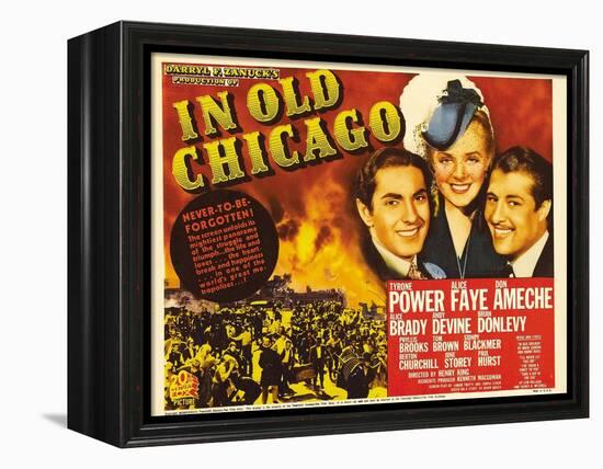 In Old Chicago, 1938-null-Framed Stretched Canvas
