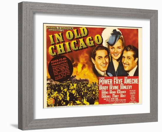 In Old Chicago, 1938-null-Framed Art Print