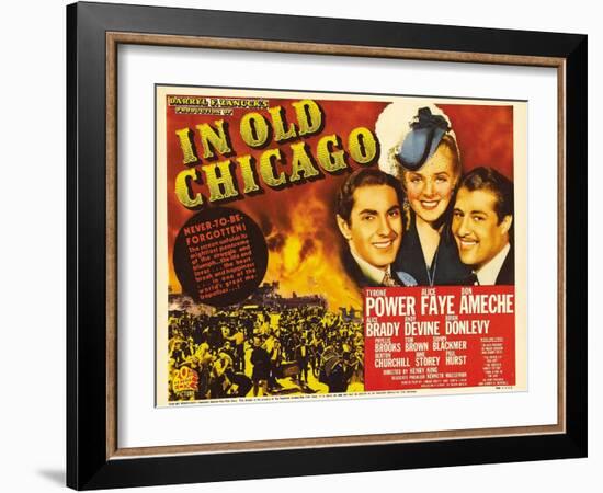 In Old Chicago, 1938-null-Framed Art Print