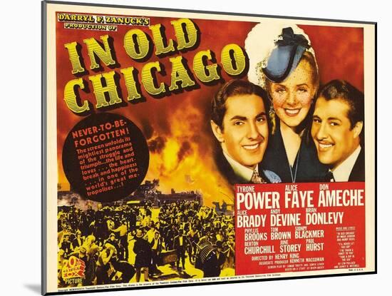 In Old Chicago, 1938-null-Mounted Art Print