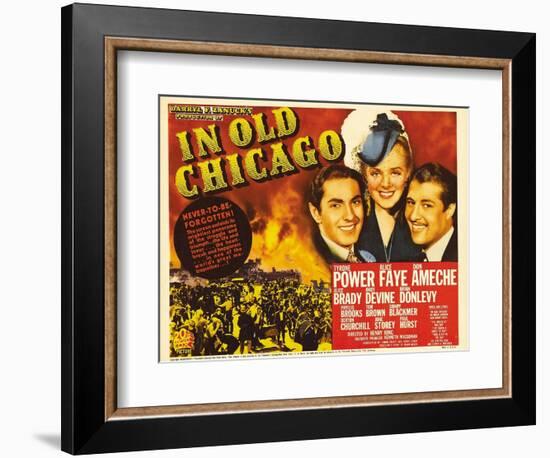 In Old Chicago, 1938-null-Framed Premium Giclee Print