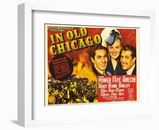 In Old Chicago, 1938-null-Framed Premium Giclee Print