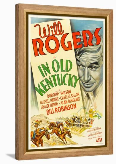 In Old Kentucky, Will Rogers, 1935-null-Framed Stretched Canvas