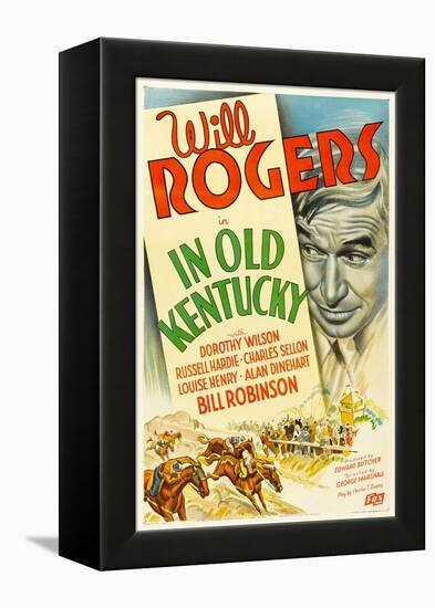 In Old Kentucky, Will Rogers, 1935-null-Framed Stretched Canvas