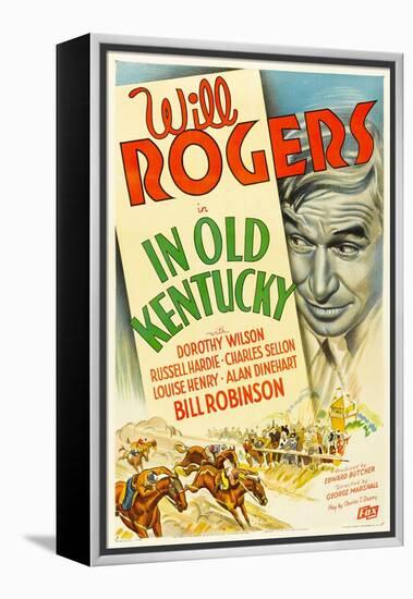 In Old Kentucky, Will Rogers, 1935-null-Framed Stretched Canvas