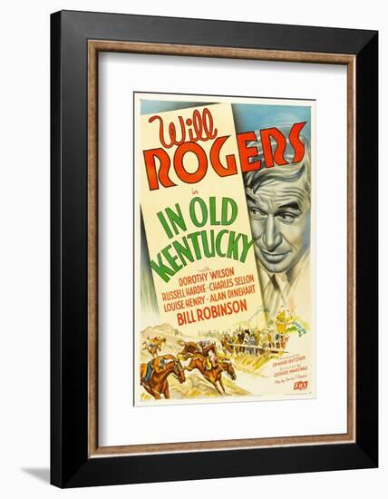 In Old Kentucky, Will Rogers, 1935-null-Framed Photo