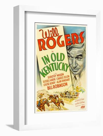 In Old Kentucky, Will Rogers, 1935-null-Framed Photo