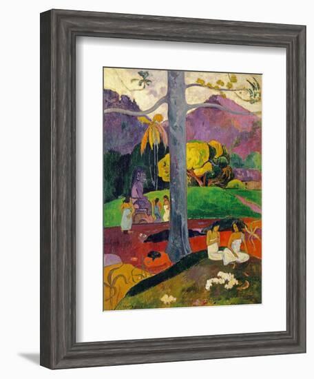 In Olden Times, Mata Mua, 1892-Paul Gauguin-Framed Giclee Print