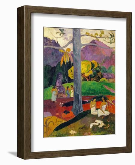 In Olden Times, Mata Mua, 1892-Paul Gauguin-Framed Giclee Print