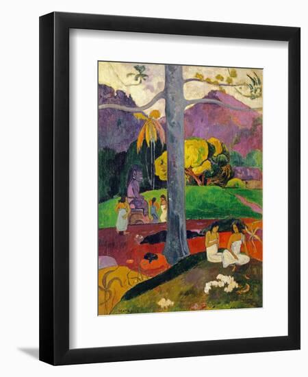 In Olden Times, Mata Mua, 1892-Paul Gauguin-Framed Giclee Print