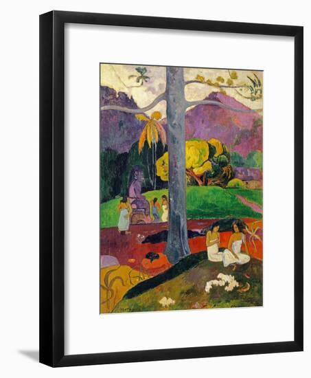 In Olden Times, Mata Mua, 1892-Paul Gauguin-Framed Giclee Print