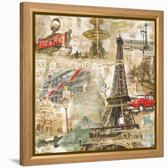 In Paris-Tyler Burke-Framed Stretched Canvas