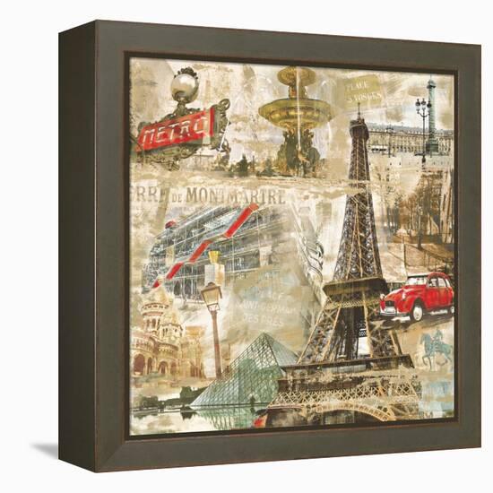 In Paris-Tyler Burke-Framed Stretched Canvas