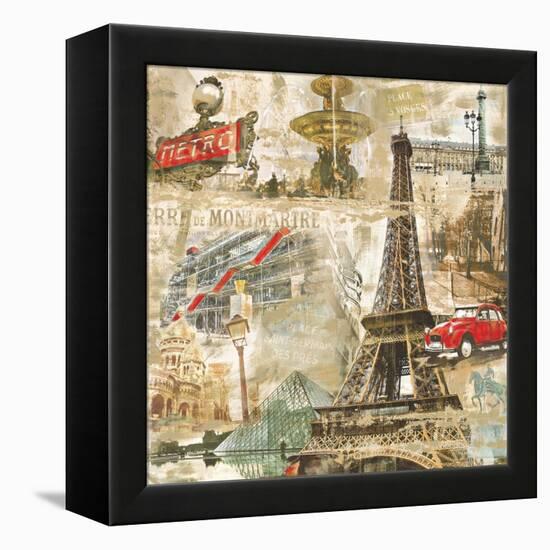 In Paris-Tyler Burke-Framed Stretched Canvas