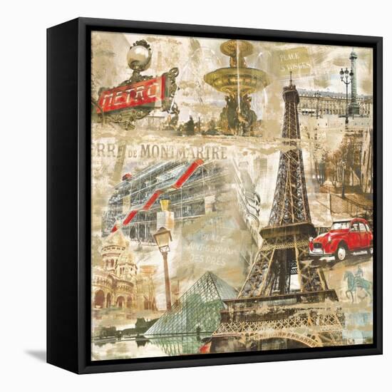 In Paris-Tyler Burke-Framed Stretched Canvas