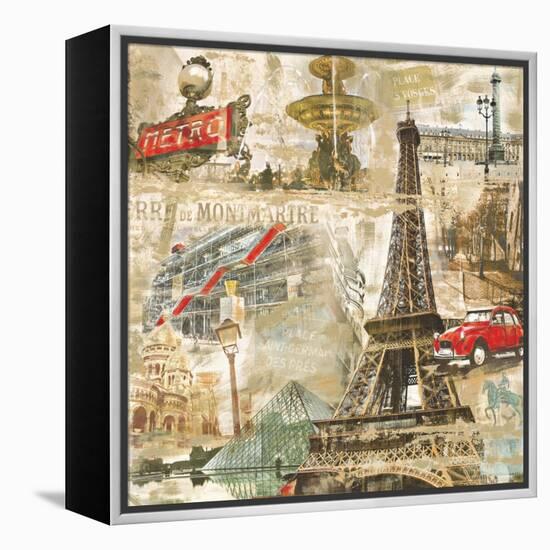 In Paris-Tyler Burke-Framed Stretched Canvas