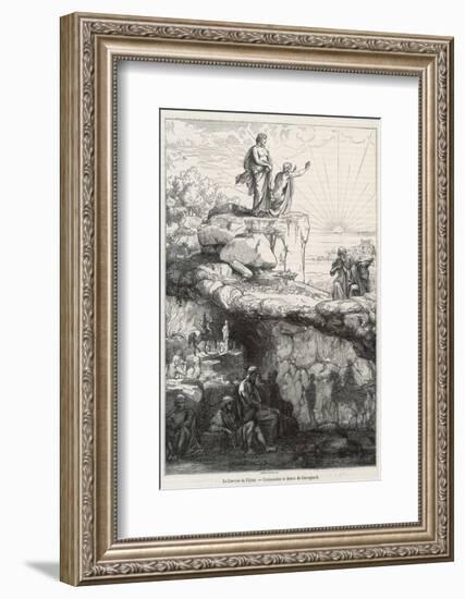 In Plato's "Republic" Socrates Likens Mankind to Prisoners in a Cave-Chevignard-Framed Photographic Print