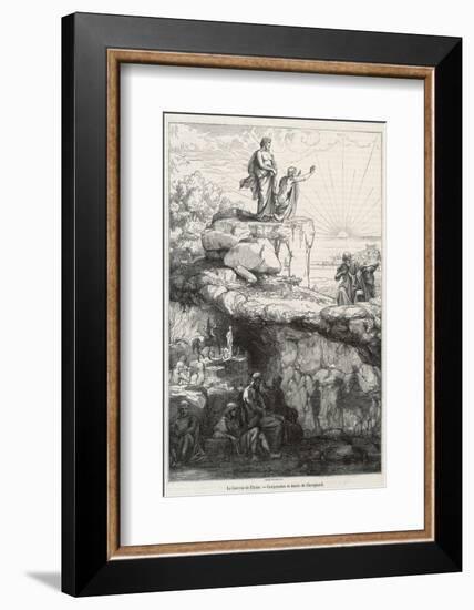 In Plato's "Republic" Socrates Likens Mankind to Prisoners in a Cave-Chevignard-Framed Photographic Print