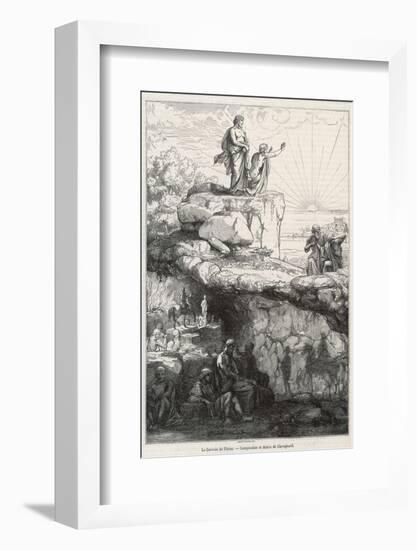 In Plato's "Republic" Socrates Likens Mankind to Prisoners in a Cave-Chevignard-Framed Photographic Print