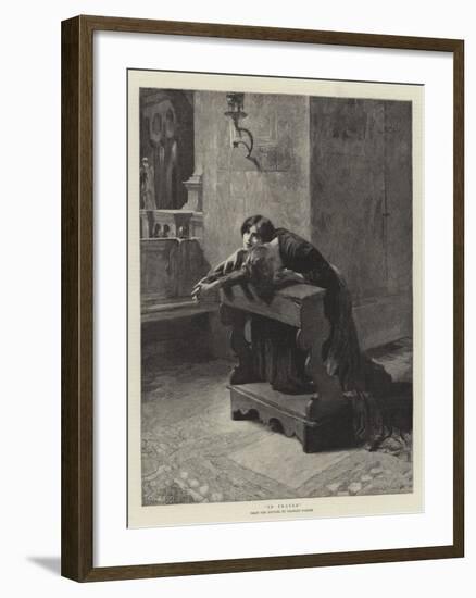 In Prayer-Charles Frederic Ulrich-Framed Giclee Print