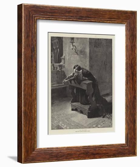 In Prayer-Charles Frederic Ulrich-Framed Giclee Print