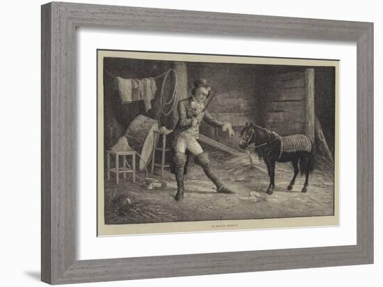 In Private Training-Frank Feller-Framed Giclee Print